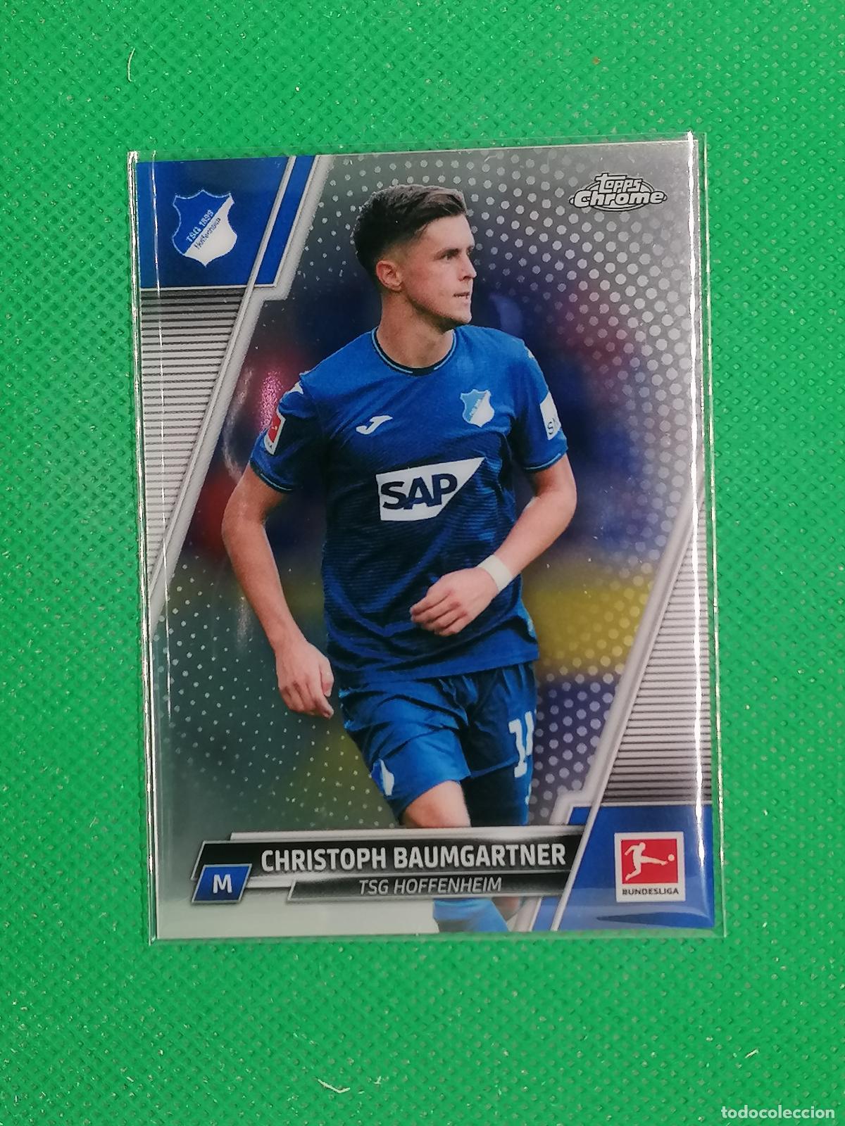 Cromos de F&uacute;tbol: 51 CHRISTOPH BAUMGARTNER HOFFENHEIM ⚽ TOPPS CHROME BUNDESLIGA 21 22 2021 2022 ⚽