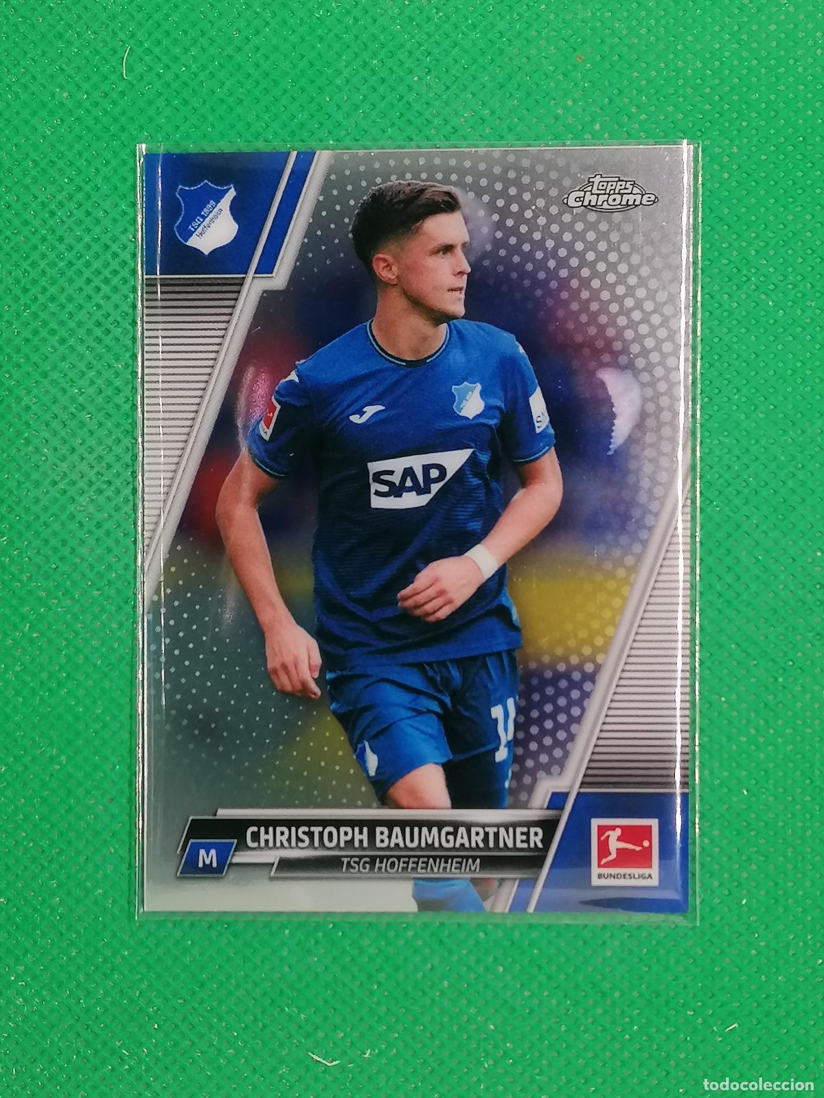 Cromos de F&uacute;tbol: 51 CHRISTOPH BAUMGARTNER HOFFENHEIM ⚽ TOPPS CHROME BUNDESLIGA 21 22 2021 2022 ⚽
