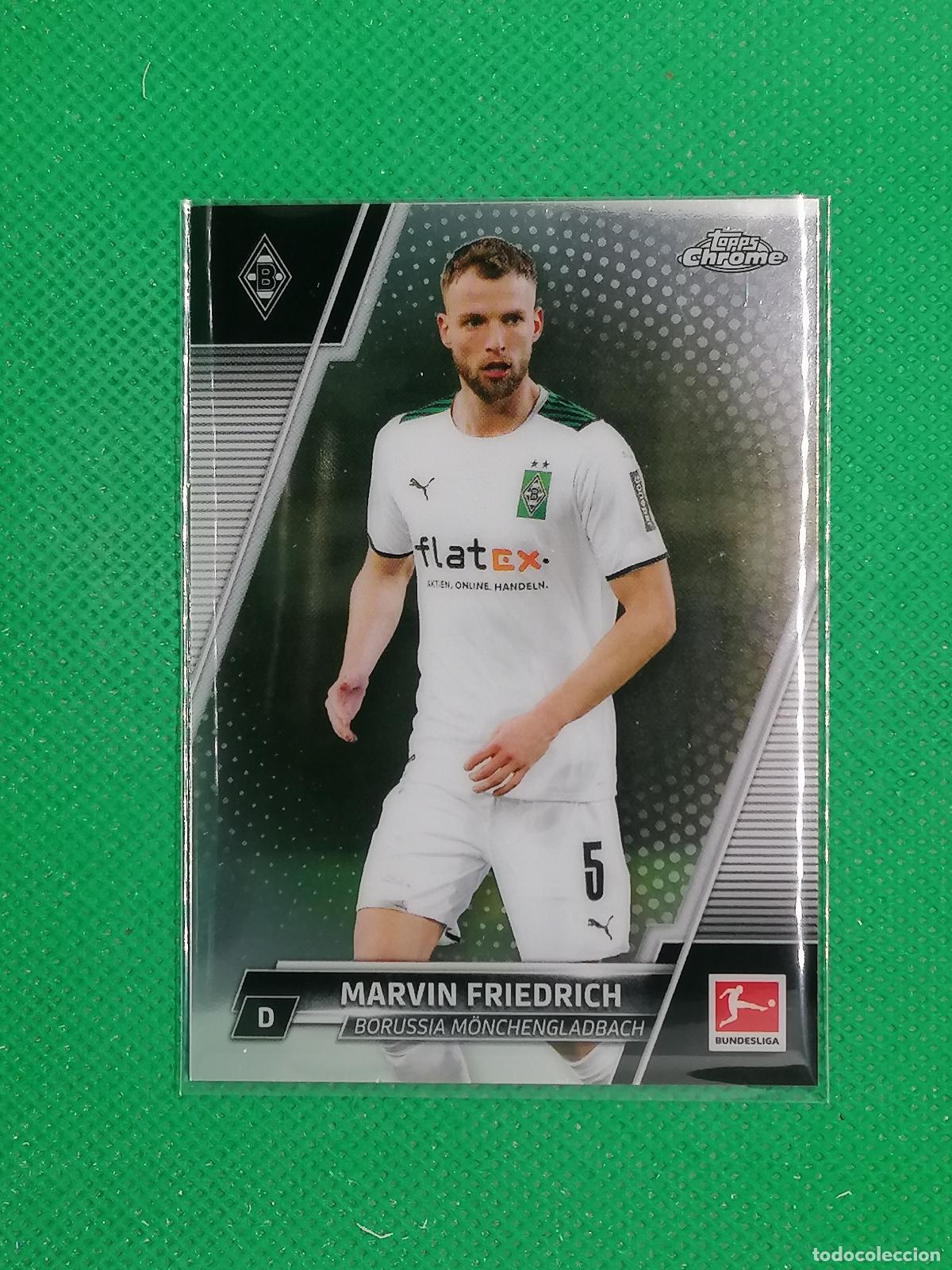 Cromos de F&uacute;tbol: 14 MARVIN FRIEDRICH BORUSSIA MONCHENGLADBACH ⚽ TOPPS CHROME BUNDESLIGA 21 22 2021 2022 ⚽