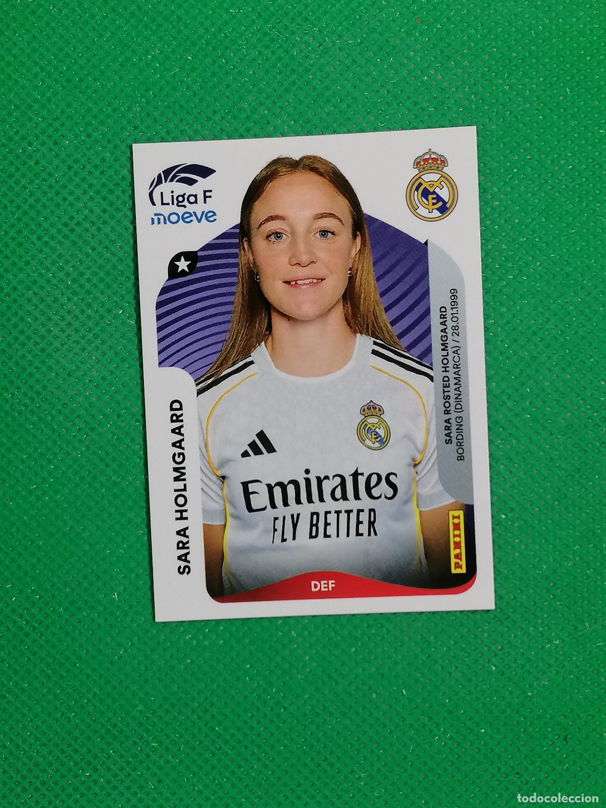 Cromos de F&uacute;tbol: 270 SARA HOLMGAARD REAL MADRID ⚽ PANINI LIGA FEMENINA F MOEVE 25 26 2025 2026 ⚽