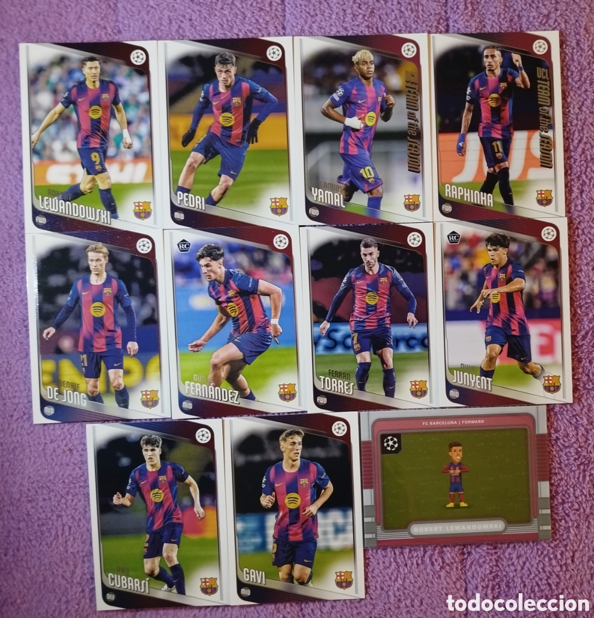 Cromos de F&uacute;tbol: Cromos de futbol Barcelona