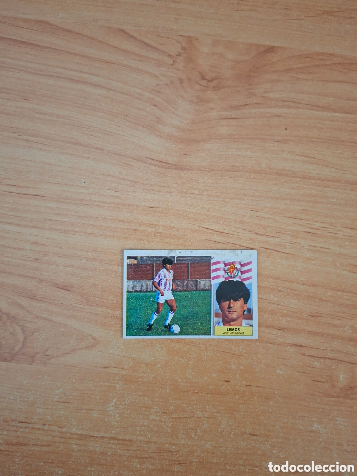 Cromos de F&uacute;tbol: Este 86 87 lemos Valladolid doble 16 fichaje despegado ver fotos