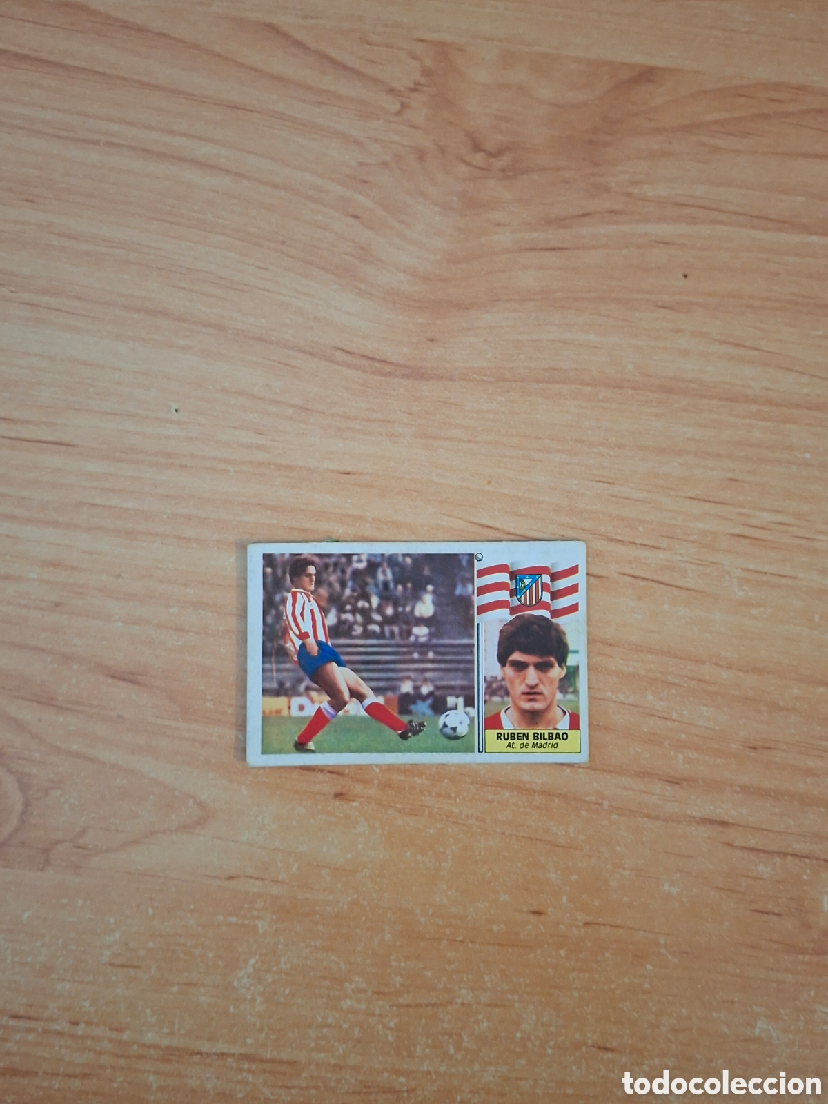 Cromos de F&uacute;tbol: Este 86 87 ruben Bilbao at Madrid pintado 23 fichaje despegado ver fotos