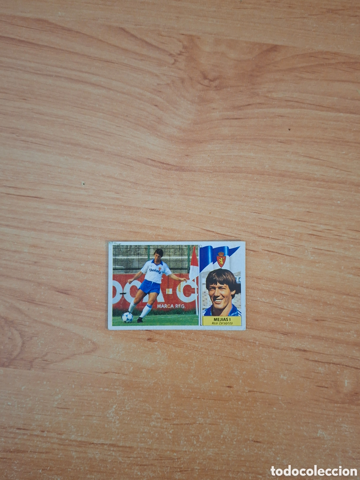 Cromos de F&uacute;tbol: Este 86 87 mejias l Coca-Cola 38 fichaje despegado ver fotos