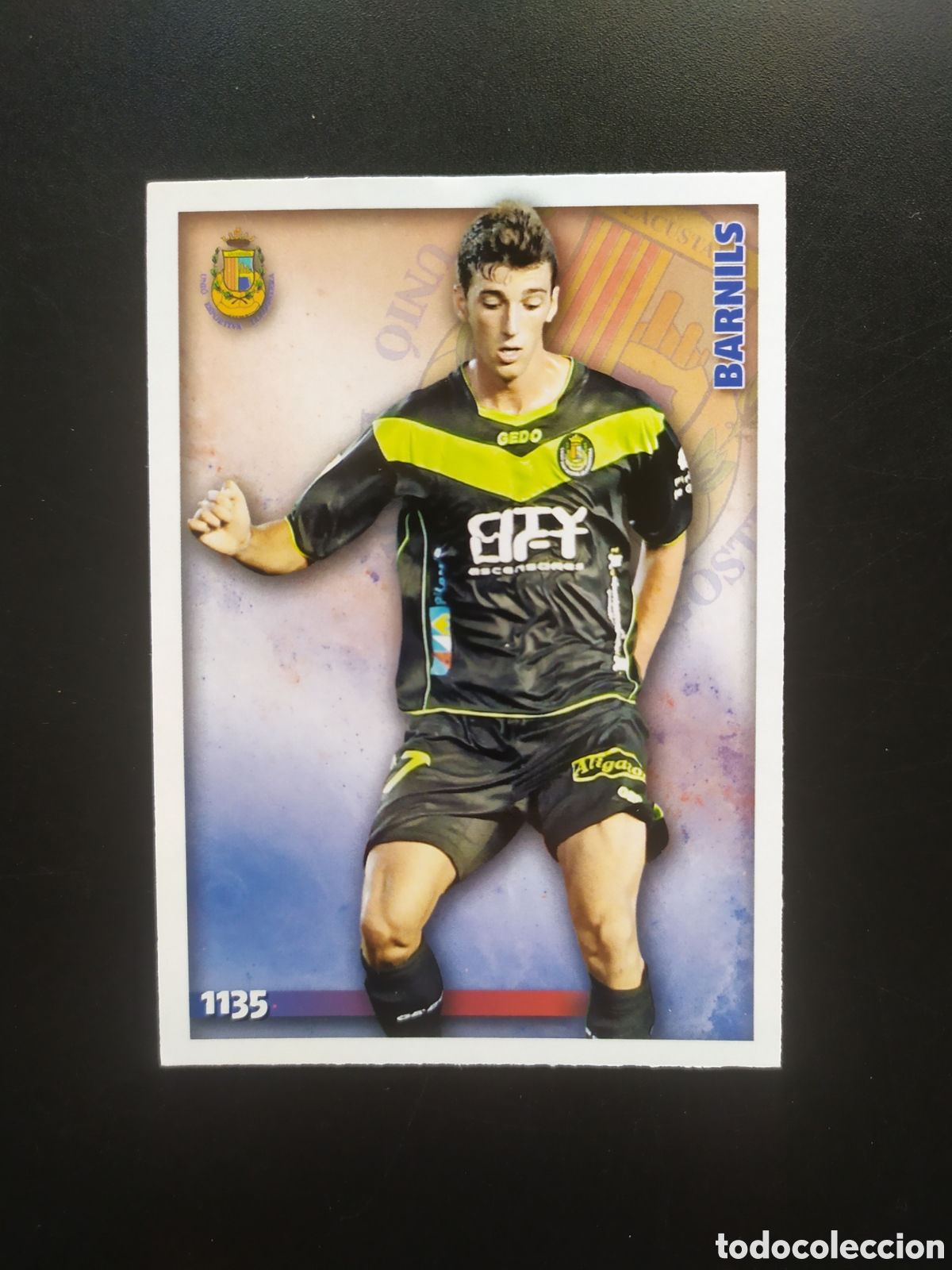 Cromos de f&uacute;tbol: Mundicromo fichas Liga 2014 2015 14 15 Barnils n&deg; 1135 Llagostera