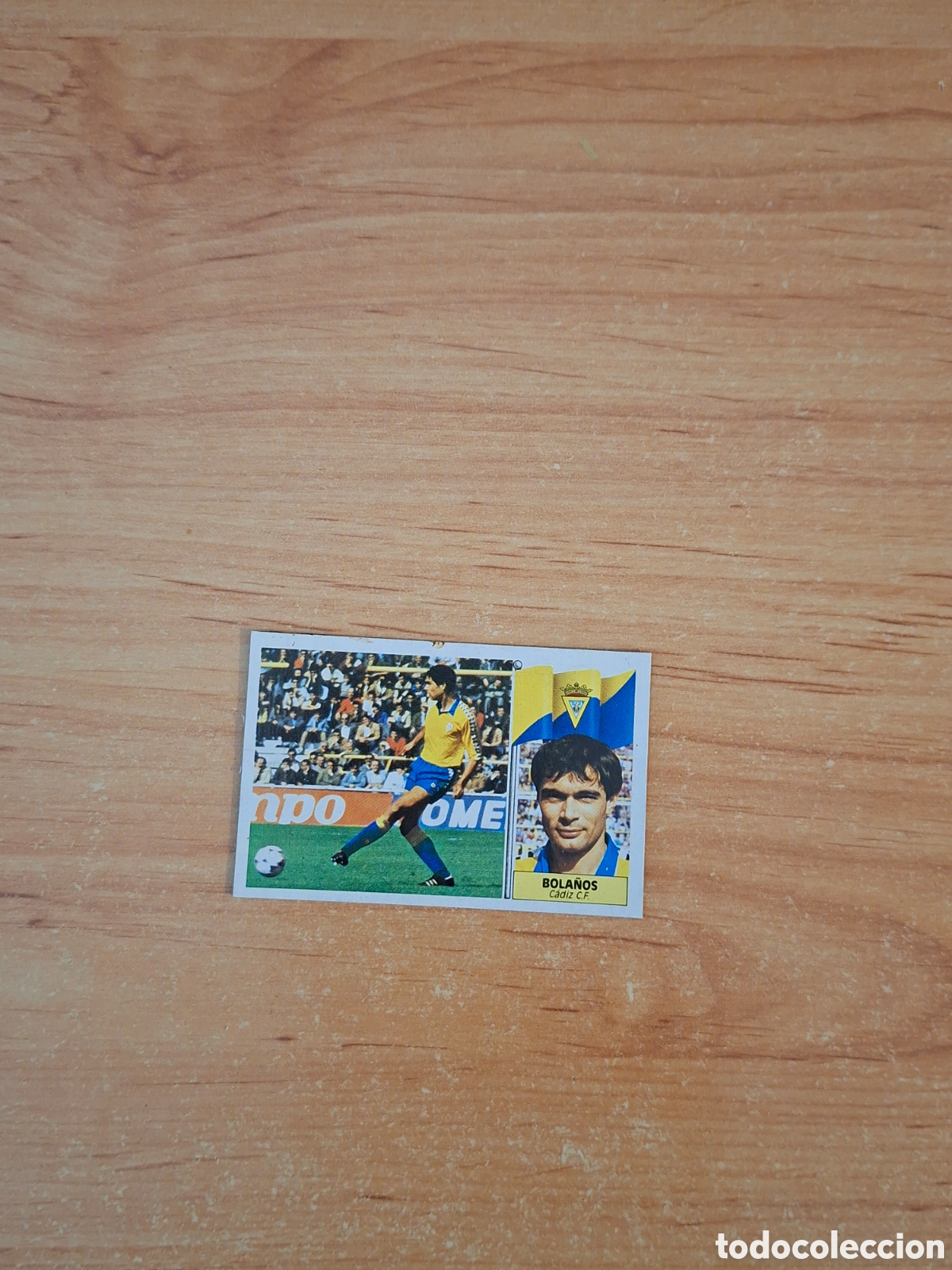 Cromos de F&uacute;tbol: Este 86 87 bola&ntilde;os cadiz baja despegado ver fotos