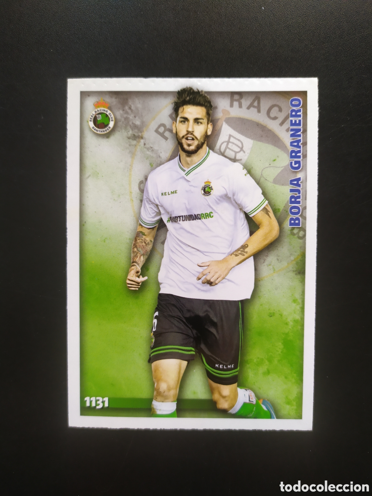 Cromos de F&uacute;tbol: Mundicromo fichas Liga 2014 2015 14 15 Borja Granero n&deg; 1131 Racing Santander