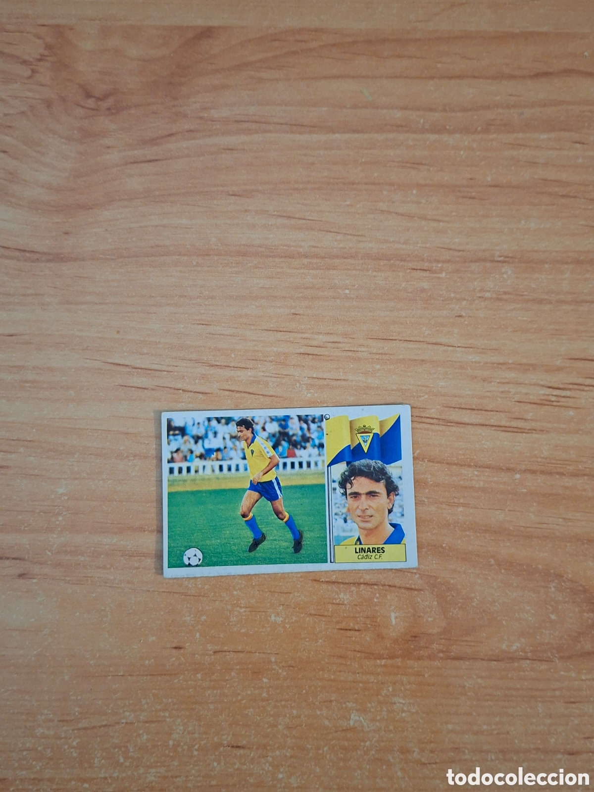 Cromos de F&uacute;tbol: Este 86 87 linares cadiz coloca despegado ver fotos
