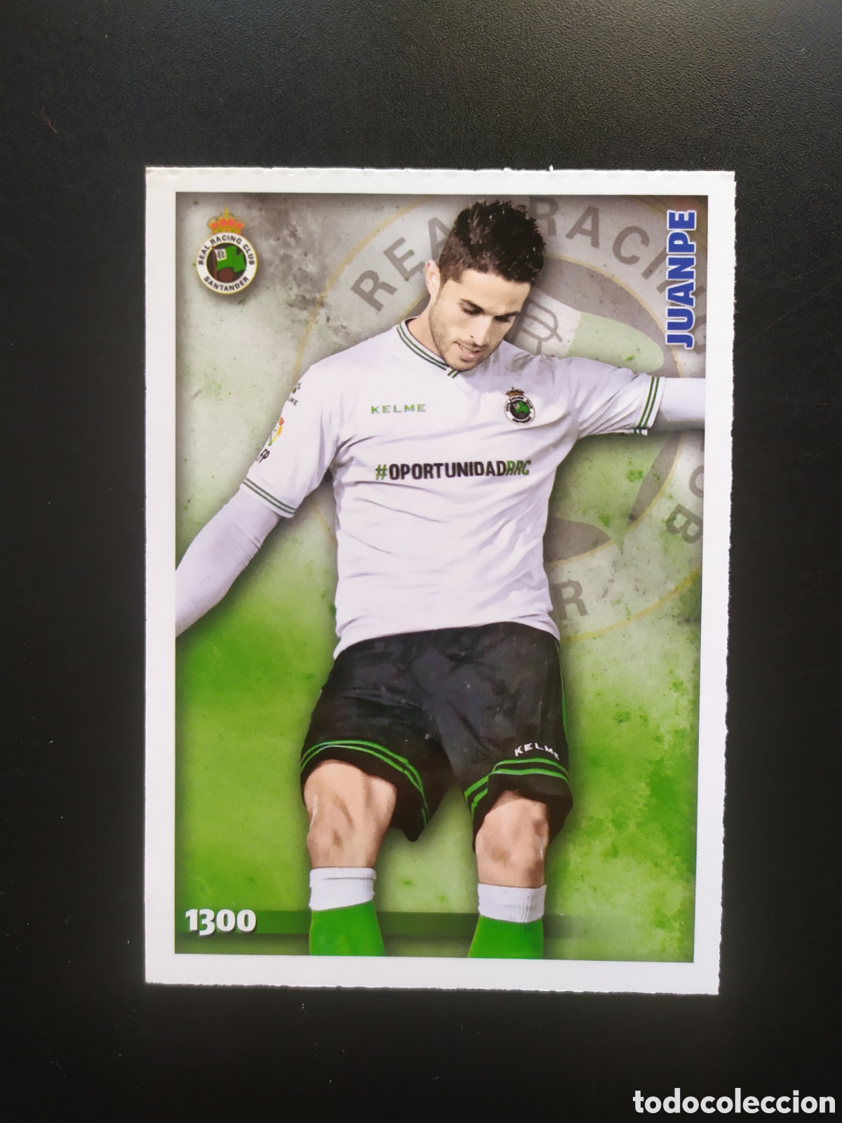 Cromos de Futebol: Mundicromo fichas Liga 2014 2015 14 15 Juanpe n&deg; 1300 Racing Santander