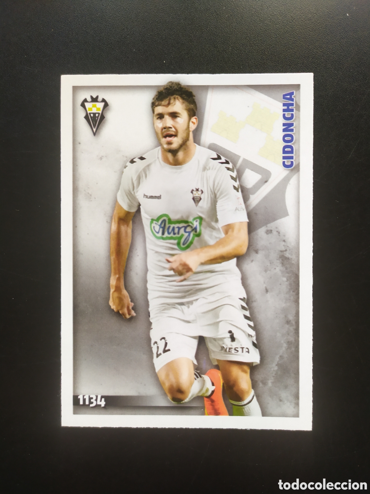 Cromos de F&uacute;tbol: Mundicromo fichas Liga 2014 2015 14 15 Cidoncha n&deg; 1134 Albacete