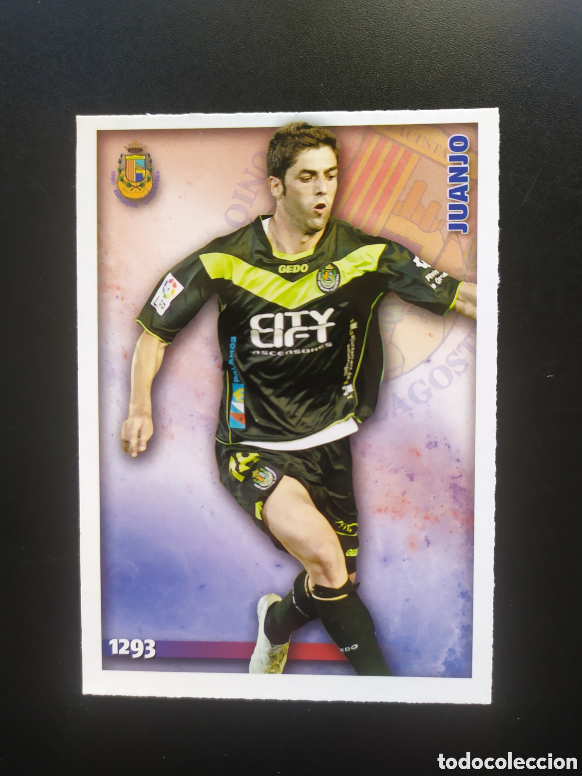 Cromos de F&uacute;tbol: Mundicromo fichas Liga 2014 2015 14 15 Juanjo n&deg; 1293 Llagostera