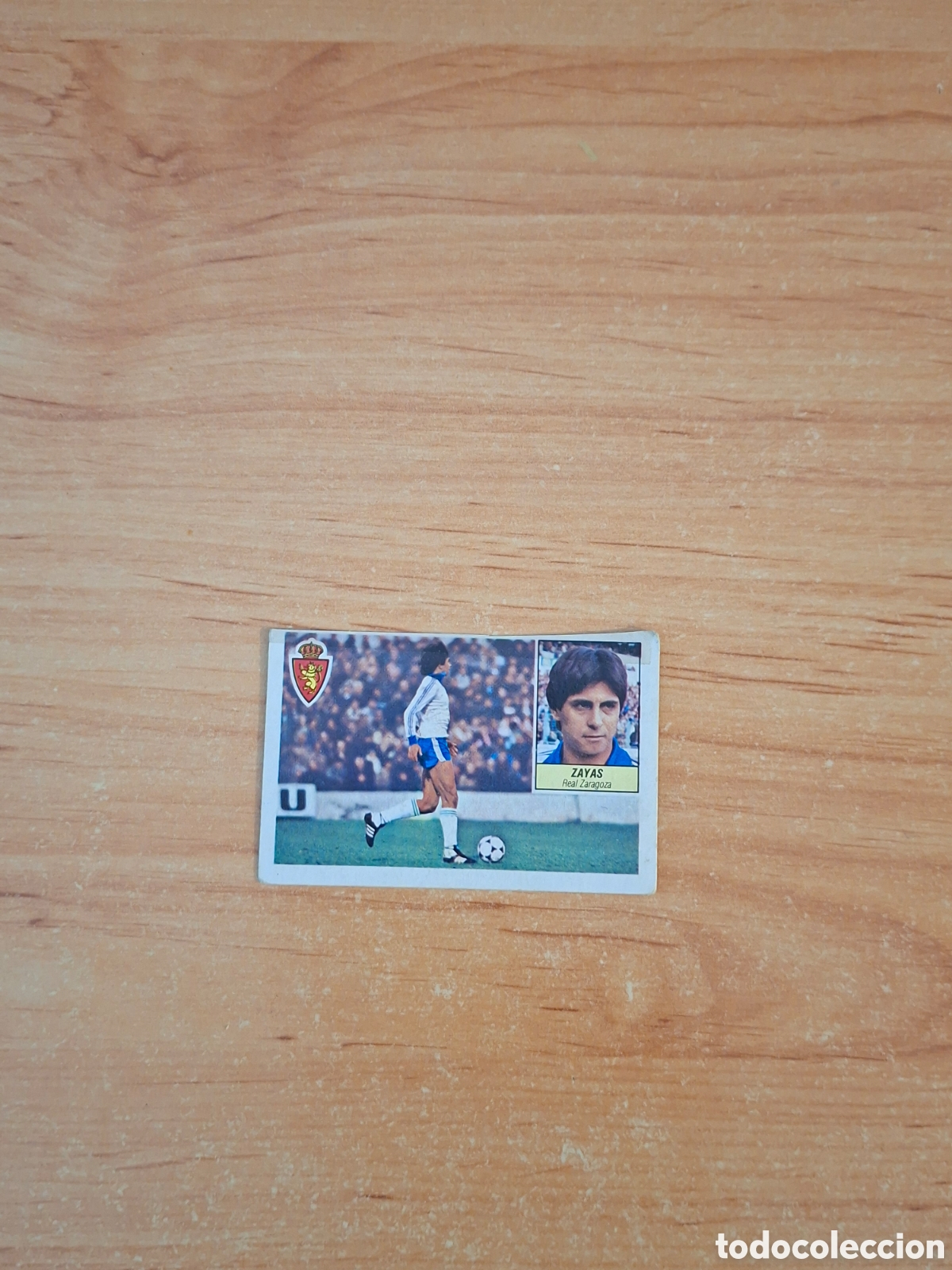 Fu&szlig;ball-Sticker: Este 84 85 zayas Zaragoza coloca despegado ver fotos