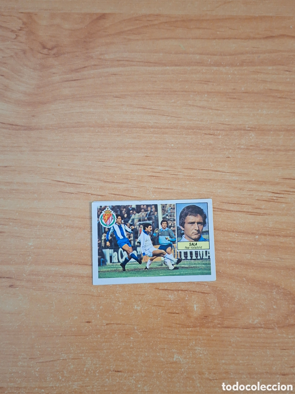 Fu&szlig;ball-Sticker: Este 84 85 sala Valladolid coloca despegado ver fotos