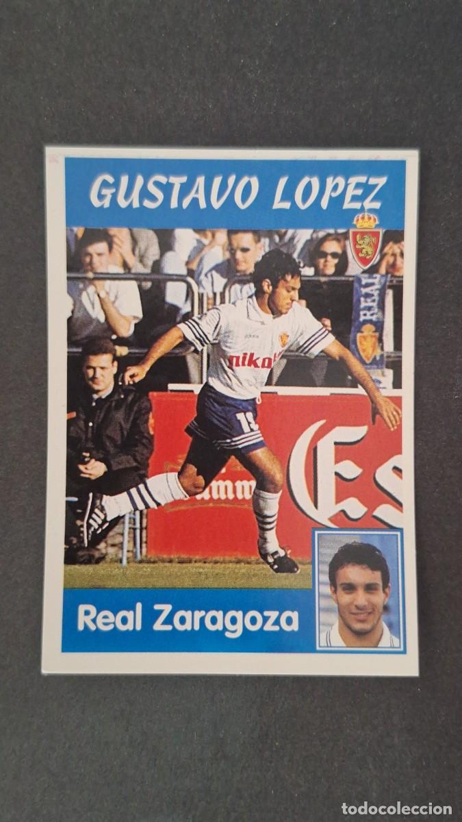 Cromos de F&uacute;tbol: L2 GUSTAVO LOPEZ REAL ZARAGOZA 220 PANINI LA LIGA 1997 1998 97 98 NUNCA PEGADO SIN PEGAR