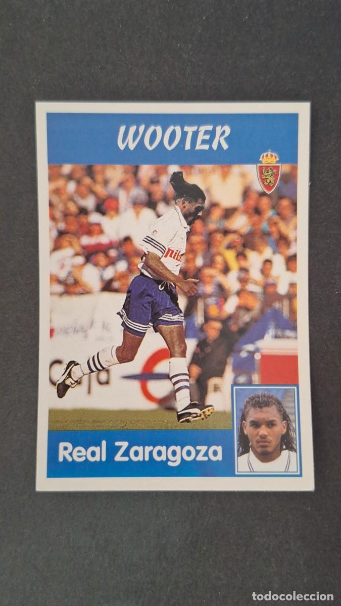 Cromos de F&uacute;tbol: L2 WOOTER REAL ZARAGOZA 222 PANINI LA LIGA 1997 1998 97 98 NUNCA PEGADO SIN PEGAR