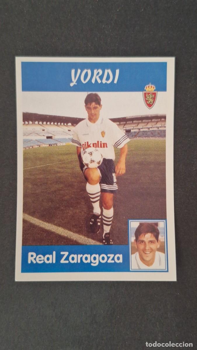 Cromos de F&uacute;tbol: L2 YORDI REAL ZARAGOZA 223 PANINI LA LIGA 1997 1998 97 98 NUNCA PEGADO SIN PEGAR