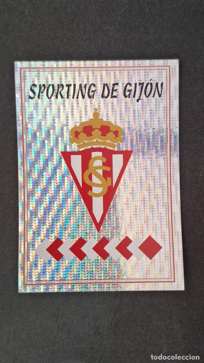 Cromos de F&uacute;tbol: L2 ESCUDO SPORTING DE GIJON LETRA O PANINI LA LIGA 1997 1998 97 98 NUNCA PEGADO SIN PEGAR
