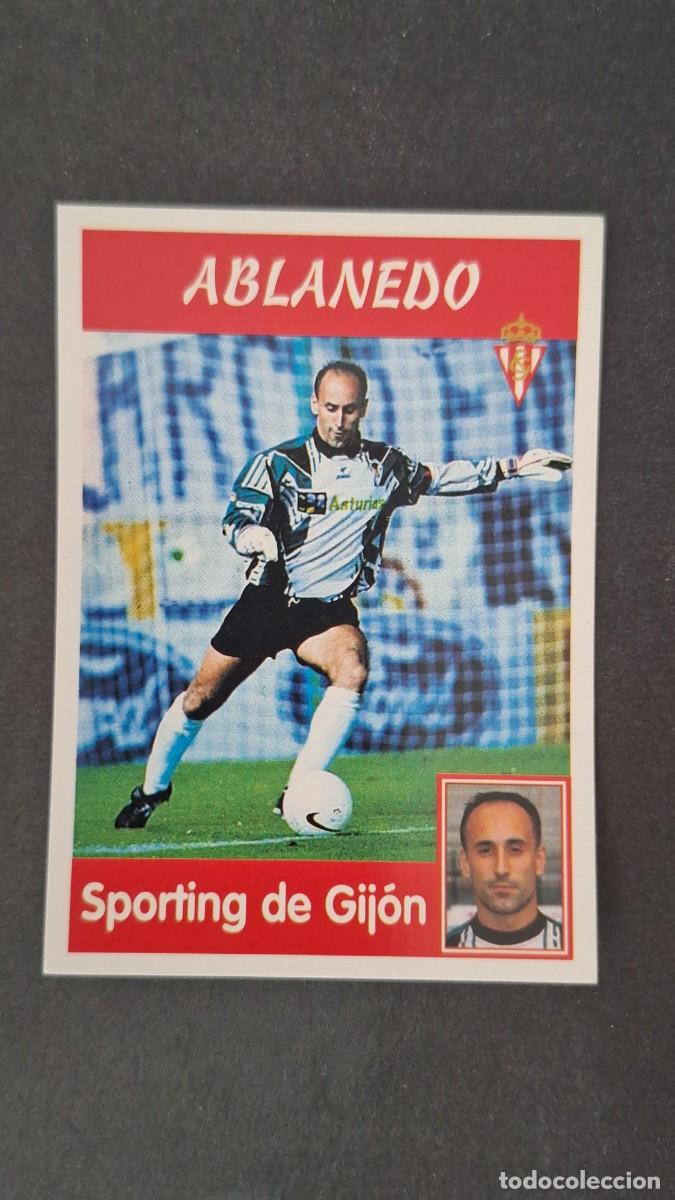 Cromos de F&uacute;tbol: L2 ABLANEDO SPORTING DE GIJON 225 PANINI LA LIGA 1997 1998 97 98 NUNCA PEGADO SIN PEGAR