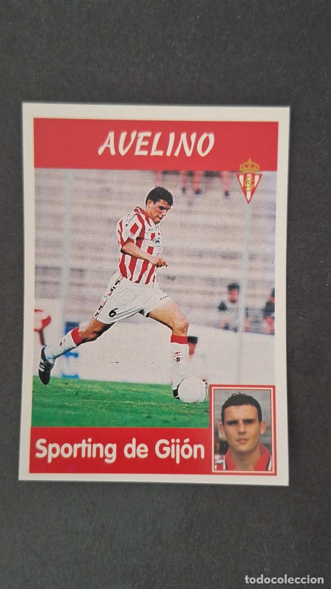 Cromos de F&uacute;tbol: L2 AVELINO SPORTING DE GIJON 233 PANINI LA LIGA 1997 1998 97 98 NUNCA PEGADO SIN PEGAR