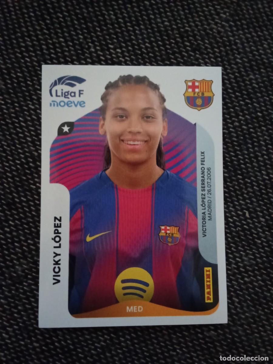Cromos de F&uacute;tbol: 97 Vicky L&oacute;pez FC Barcelona liga F moeve 2025-26