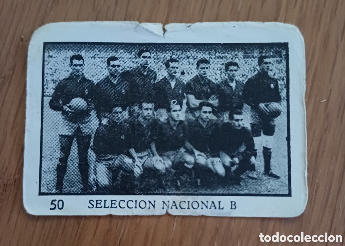 Cartes &agrave; collectionner de Football: Cromo futbol Seleccion Nacional B ,liga 55-56