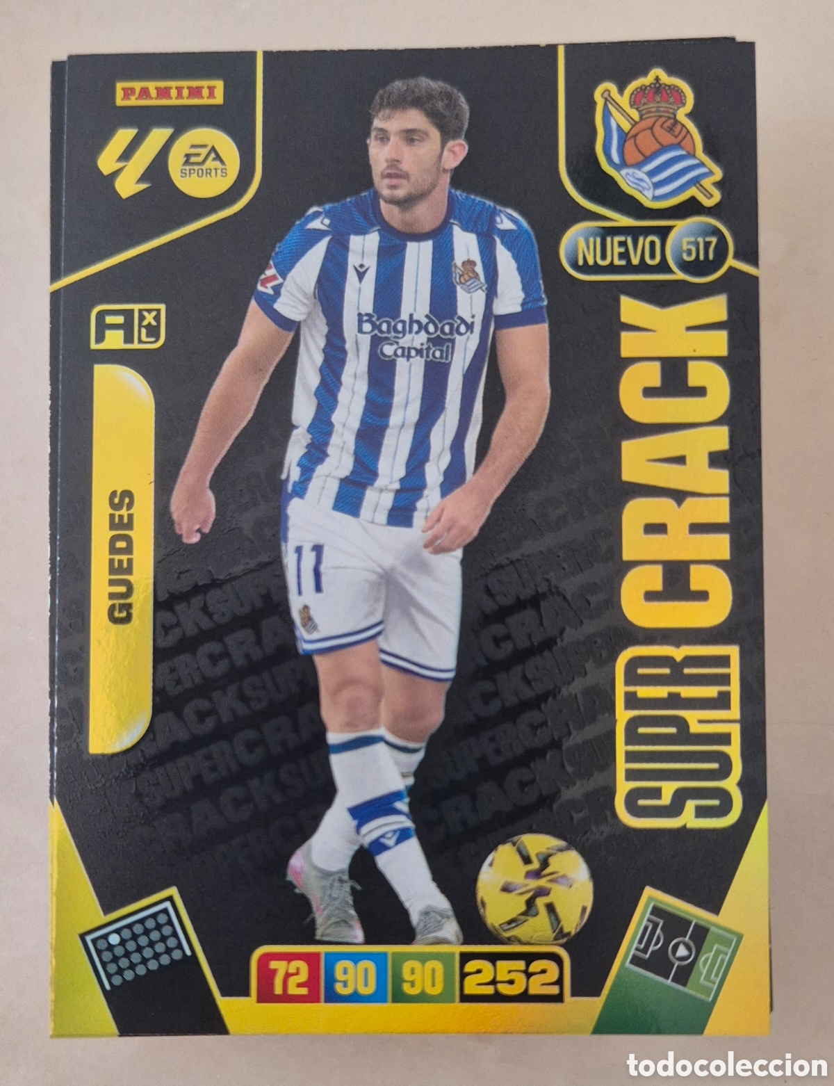 Cromos de F&uacute;tbol: 517 G&uuml;edes real sociedad super crack adrenalyn 2026