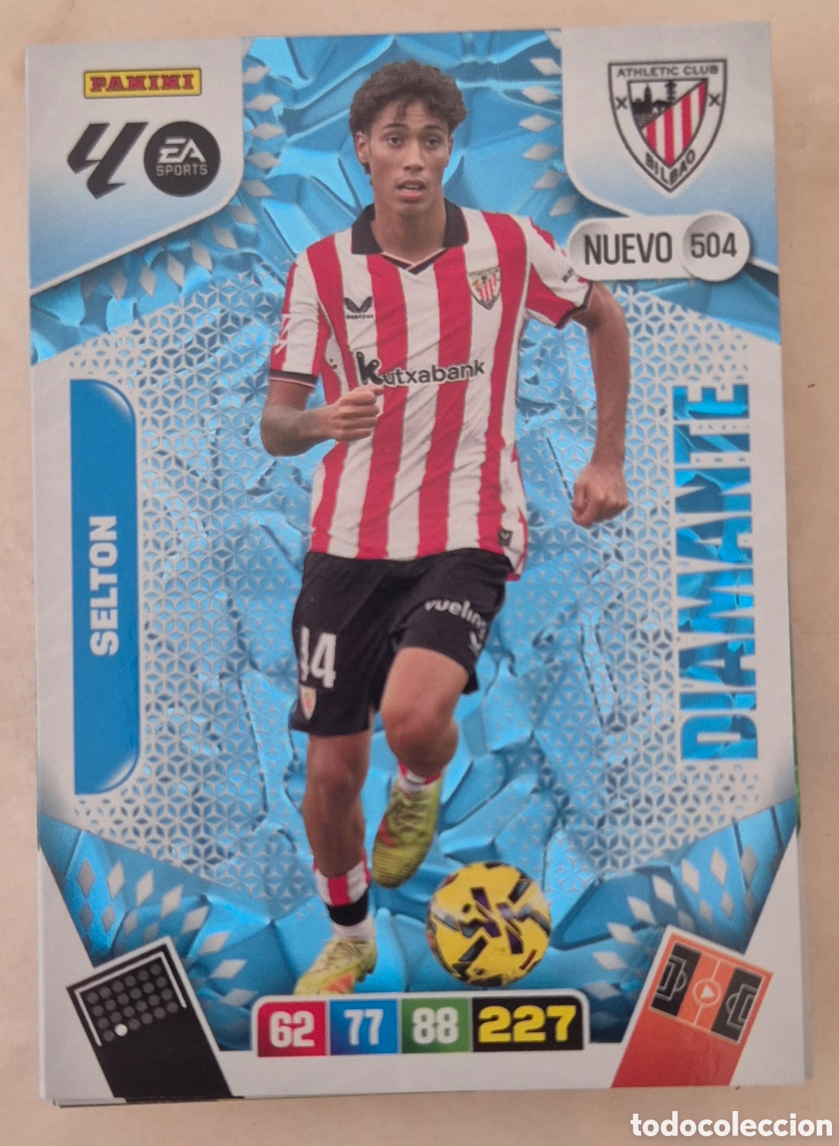 Cromos de F&uacute;tbol: 504 selton Bilbao diamante adrenalyn 2026