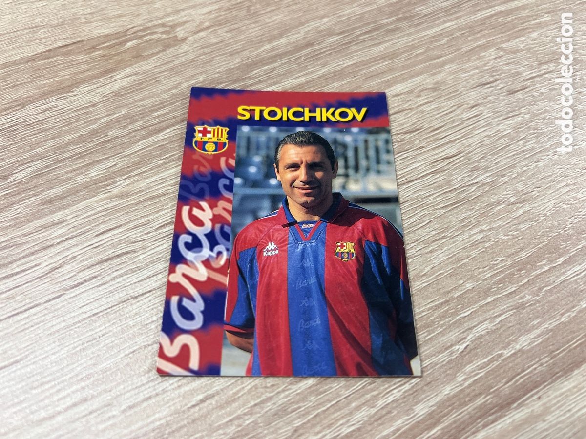 Cromos de F&uacute;tbol: 1996 STOICHKOV FC BARCELONA N&ordm; 19 PANINI BAR&Ccedil;A