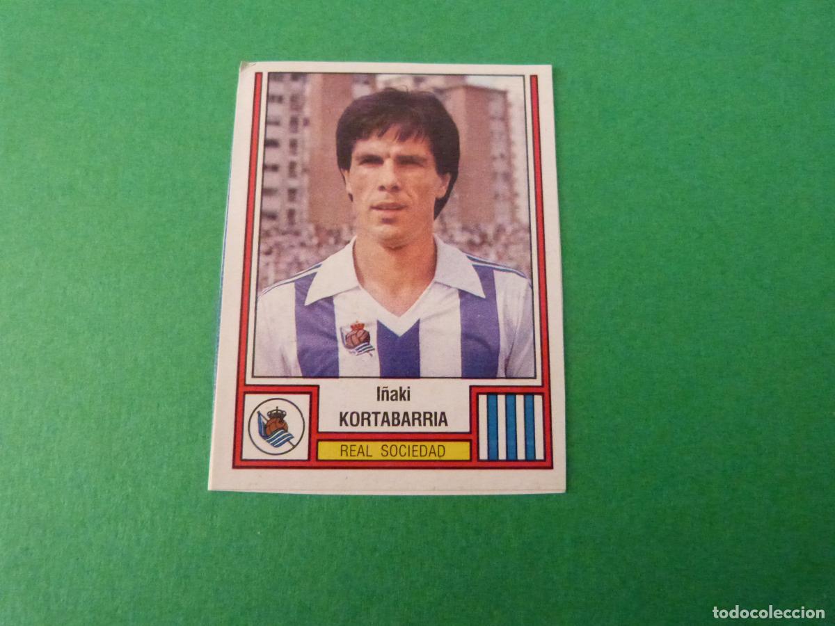 Cartes &agrave; collectionner de Football: CROMO FUTBOL KORTABARRIA REAL SOCIEDAD RECORTADO N&ordm; 207 LIGA FUTBOL 83/1983 FIGURINE PANINI