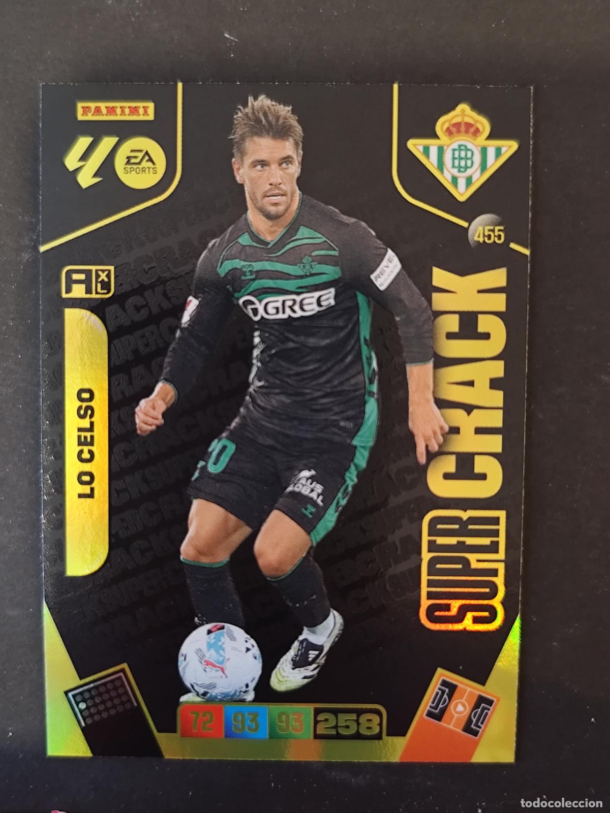 Cromos de F&uacute;tbol: 455 LO CELSO BETIS SUPER CRACK ADRENALYN 2025 2026 25 26
