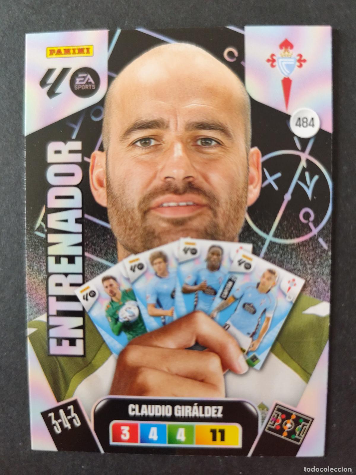 Cromos de Futebol: 484 CLAUDIO GIR&Aacute;LDEZ CELTA VIGO ENTRENADOR ADRENALYN 2025 2026 25 26 PEDIDO M&Iacute;NIMO 2&euro;