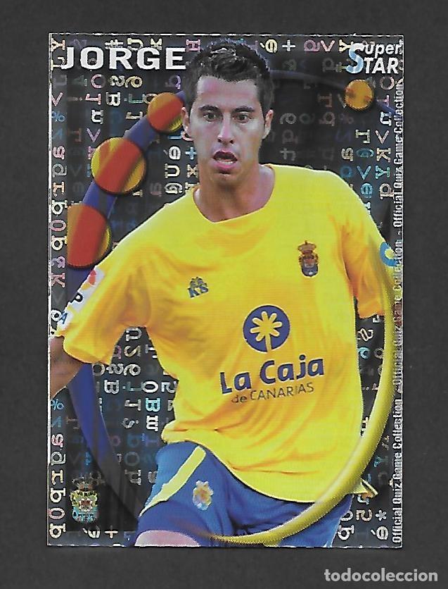 Cromos de Futebol: 1068 JORGE (U.D LAS PALMAS) SUPERSTAR BRILLO LETRAS, MUNDICROMO QUIZ GAME PLATINUM LIGA 2010 2011