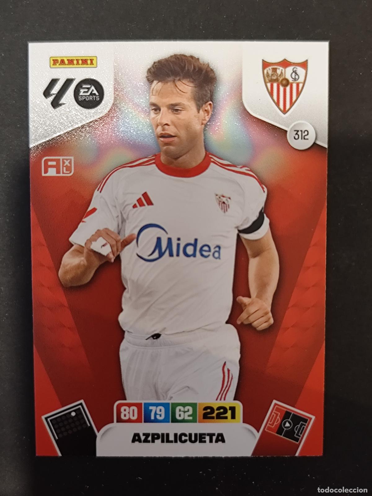 Cromos de F&uacute;tbol: 312 AZPILICUETA SEVILLA ADRENALYN 2025 2026 25 26