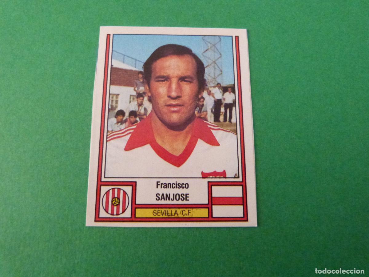 Fu&szlig;ball-Sticker: CROMO FUTBOL SANJOSE SEVILLA F.C. RECORTADO N&ordm; 261 LIGA FUTBOL 83/1983 FIGURINE PANINI