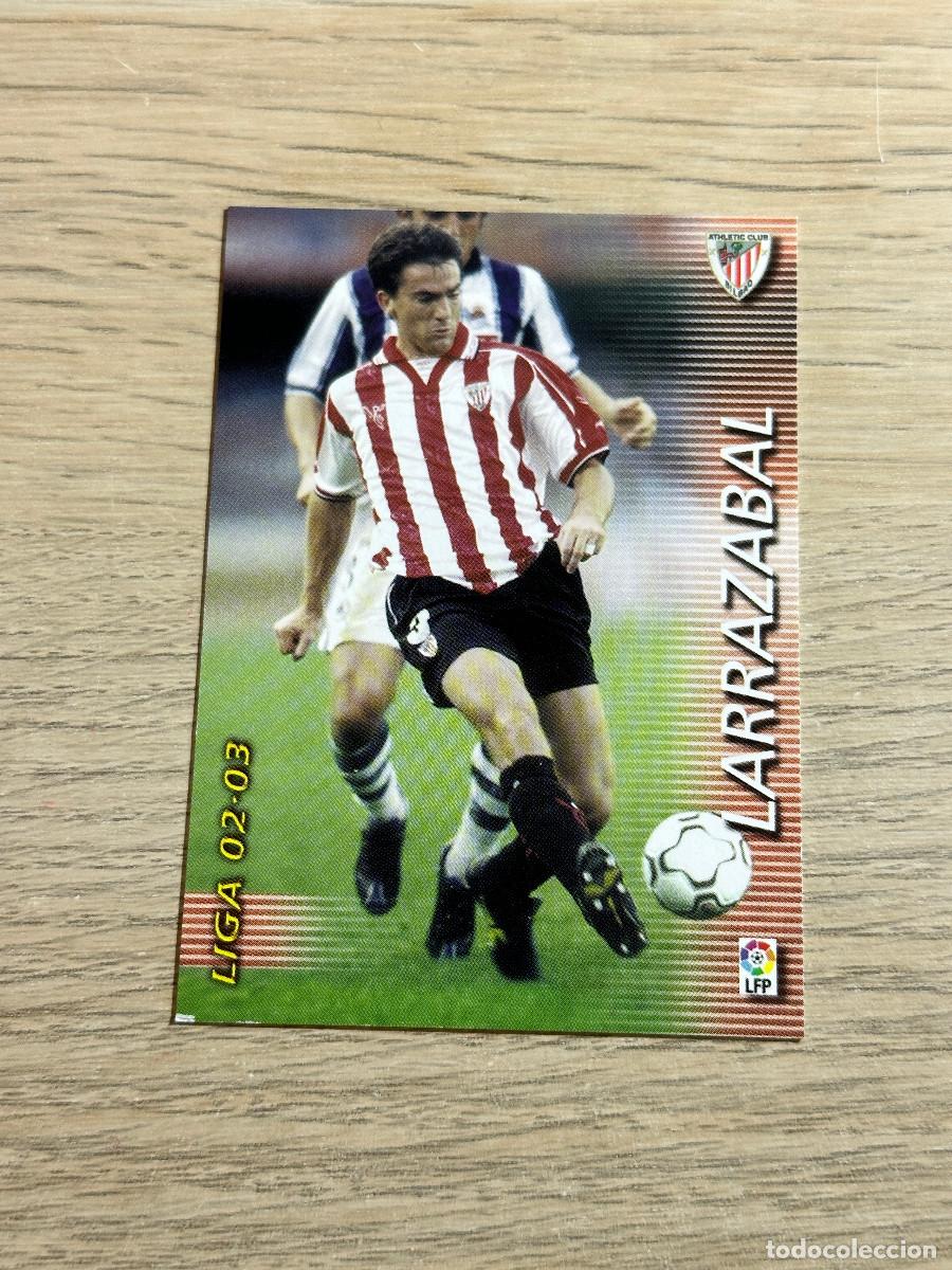 Figurine di Calcio: LARRAZABAL n&ordm; 28 ATHLETIC CLUB MEGAFICHAS 2002 2003 MEGACRACKS PANINI 02 03