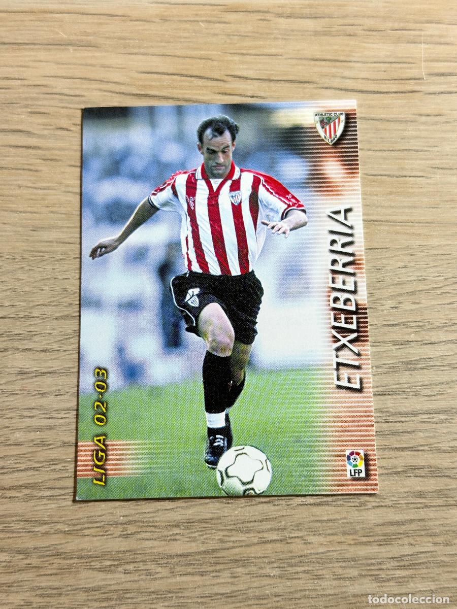 Cromos de F&uacute;tbol: ETXEBERRIA n&ordm; 35 ATHLETIC CLUB MEGAFICHAS 2002 2003 MEGACRACKS PANINI 02 03
