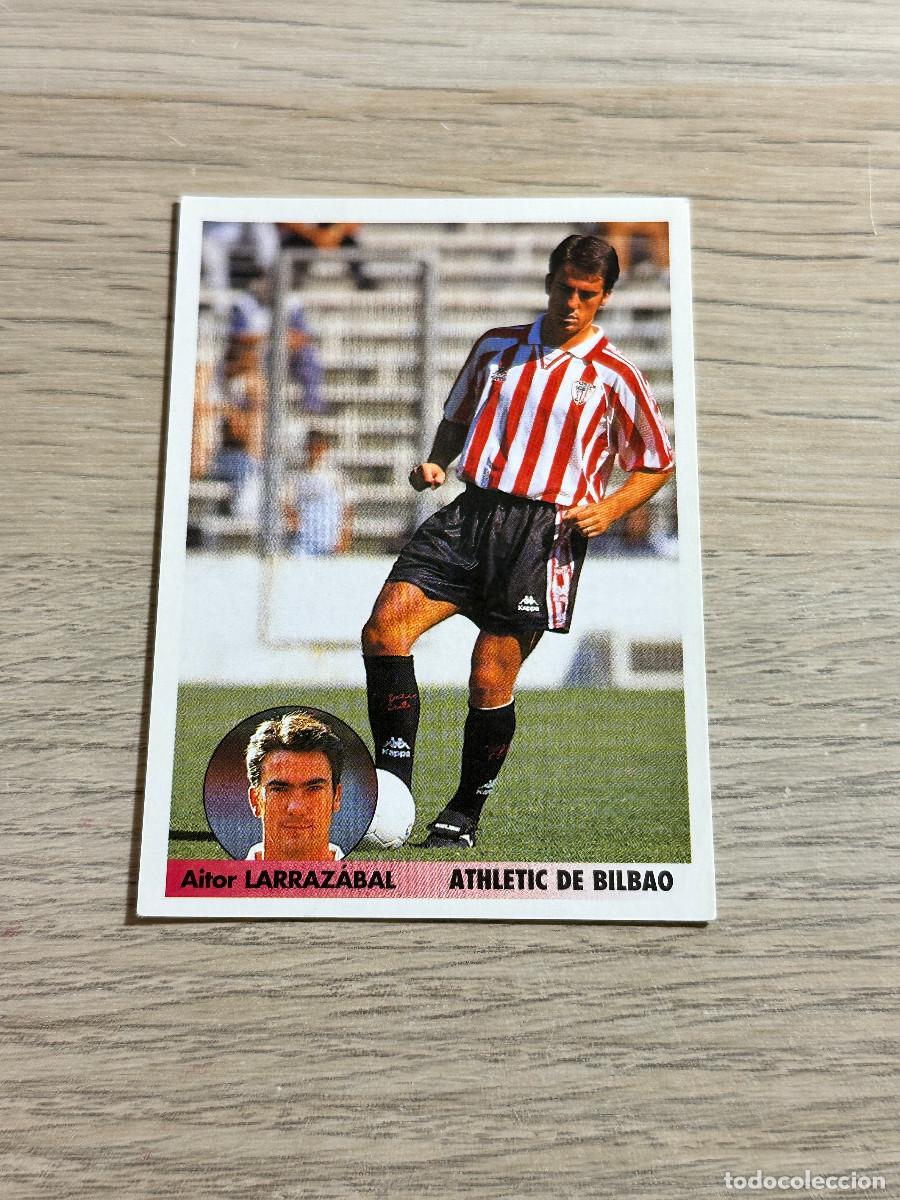 Figurine di Calcio: LARRAZABAL n&ordm; 279 ATHLETIC DE BILBAO LOS MEJORES EQUIPOS DE EUROPA 96 97 SIN PEGAR NUNCA PEGADO