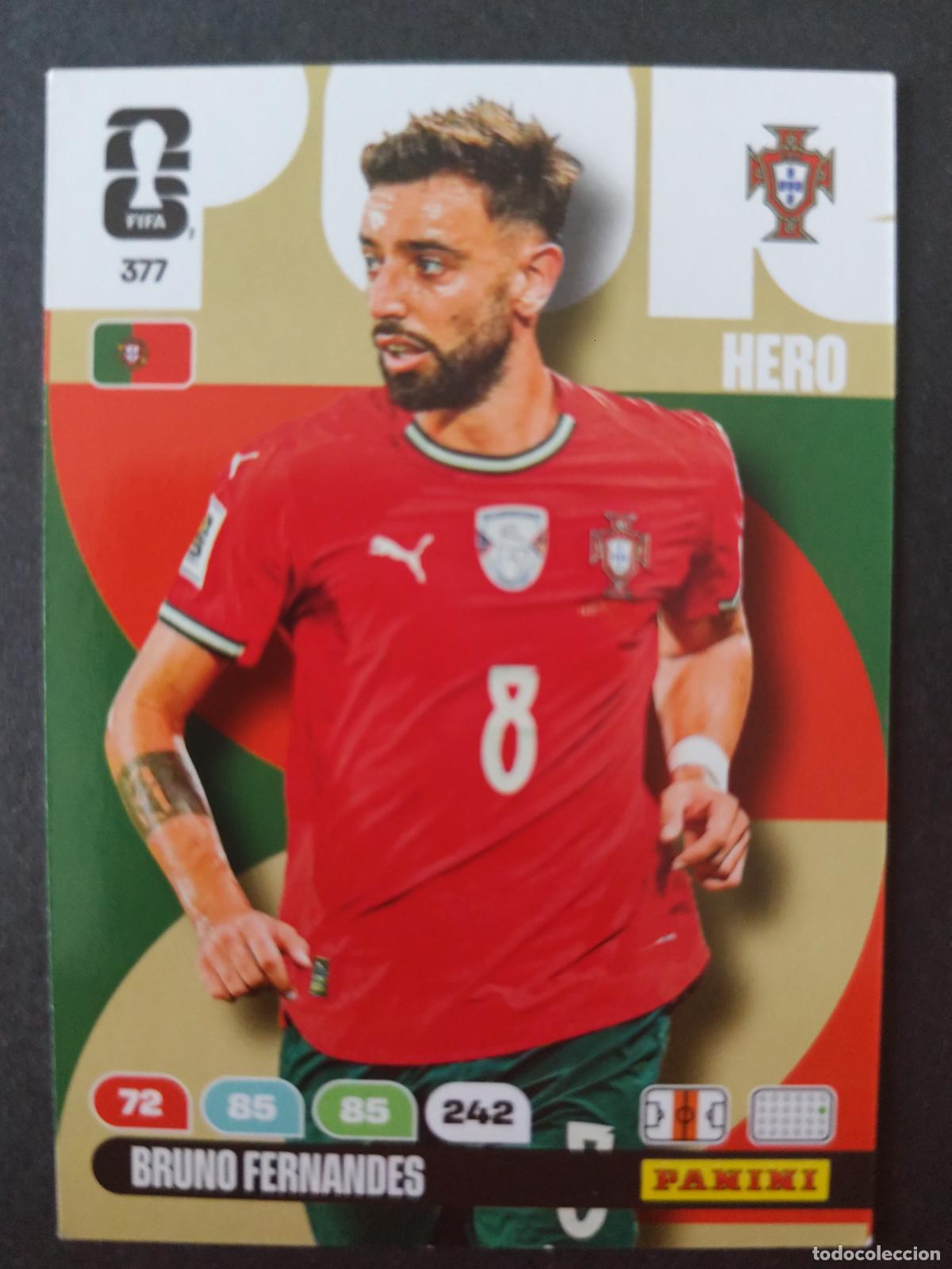Figurine di Calcio: 377 BRUNO FERNANDES PORTUGAL ADRENALYN MUNDIAL FIFA WORLD CUP 2026 PANINI