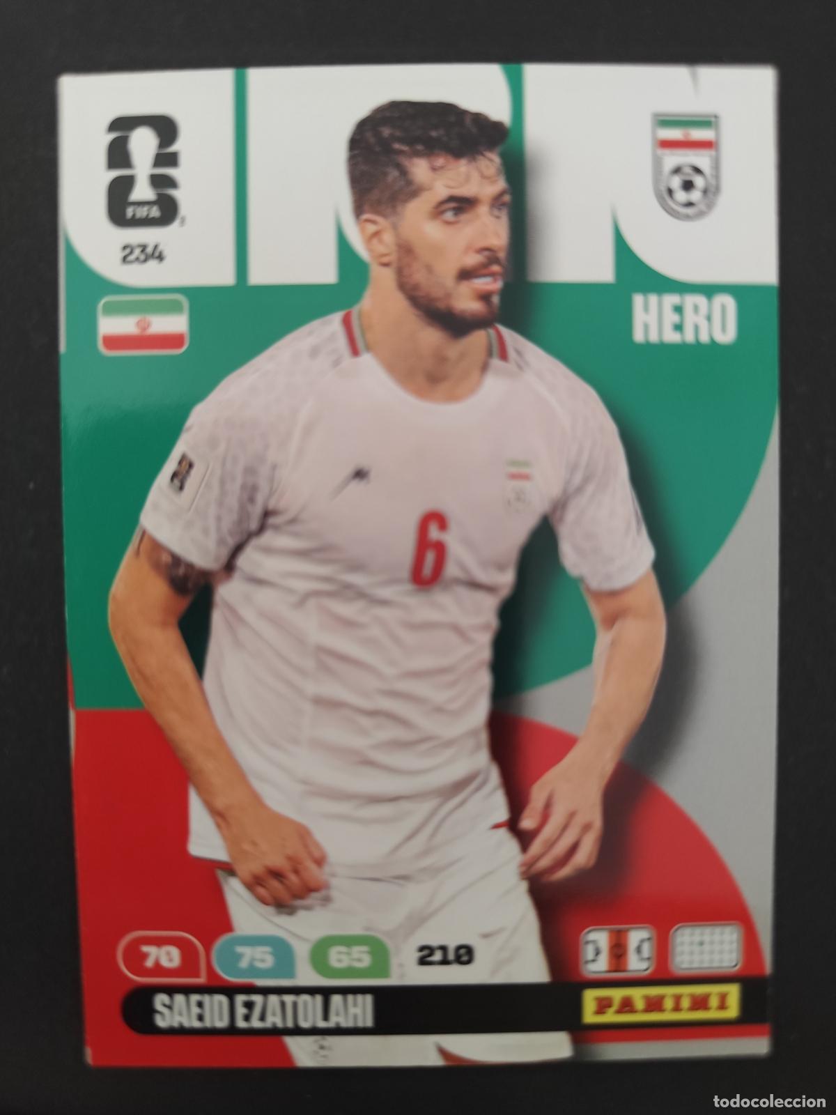 Cromos de F&uacute;tbol: 234 SAEID EZATOLAHI IR&Aacute;N ADRENALYN MUNDIAL FIFA WORLD CUP 2026 PANINI