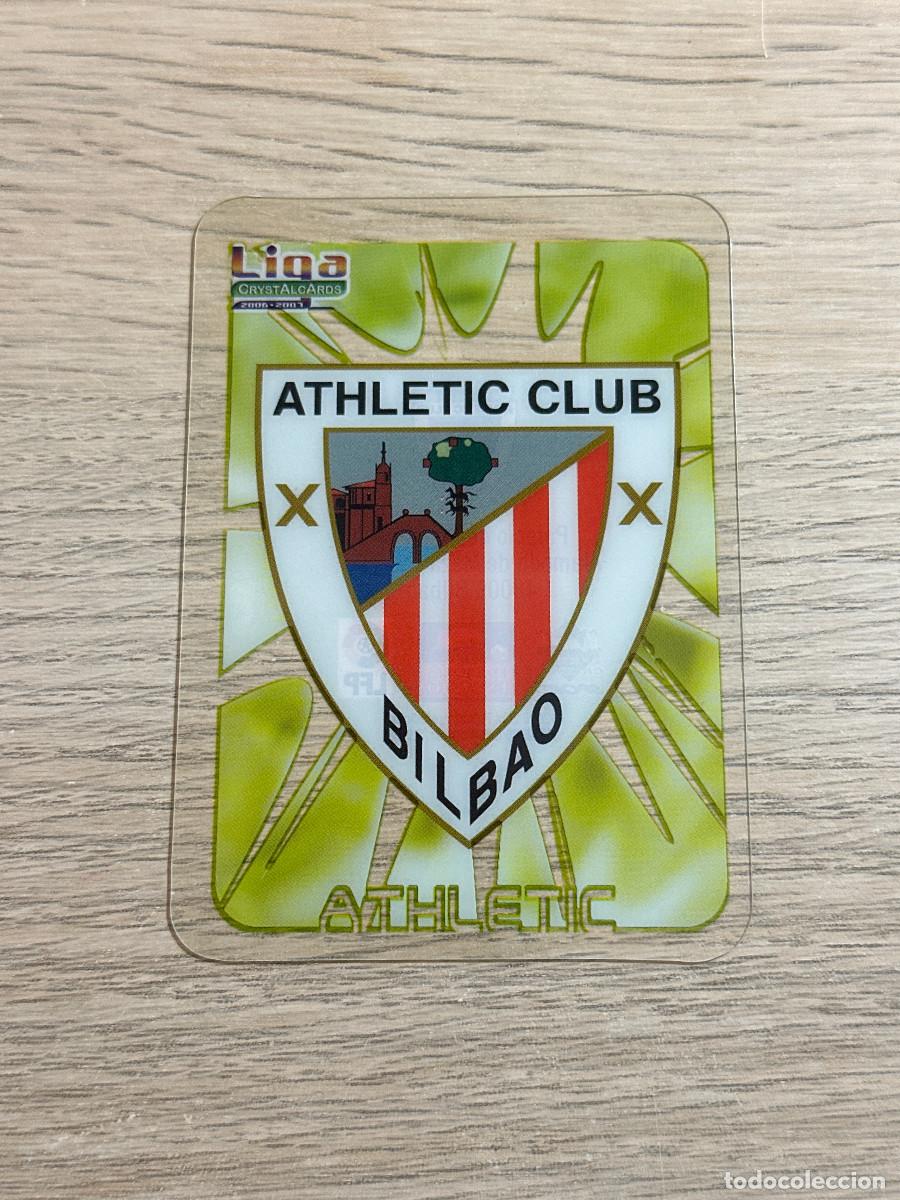 Fu&szlig;ball-Sticker: ESCUDO n&ordm; 199 ATHLETIC CLUB CRYSTALCARDS LIGA 2006 2007 MUNDICROMO 06 07