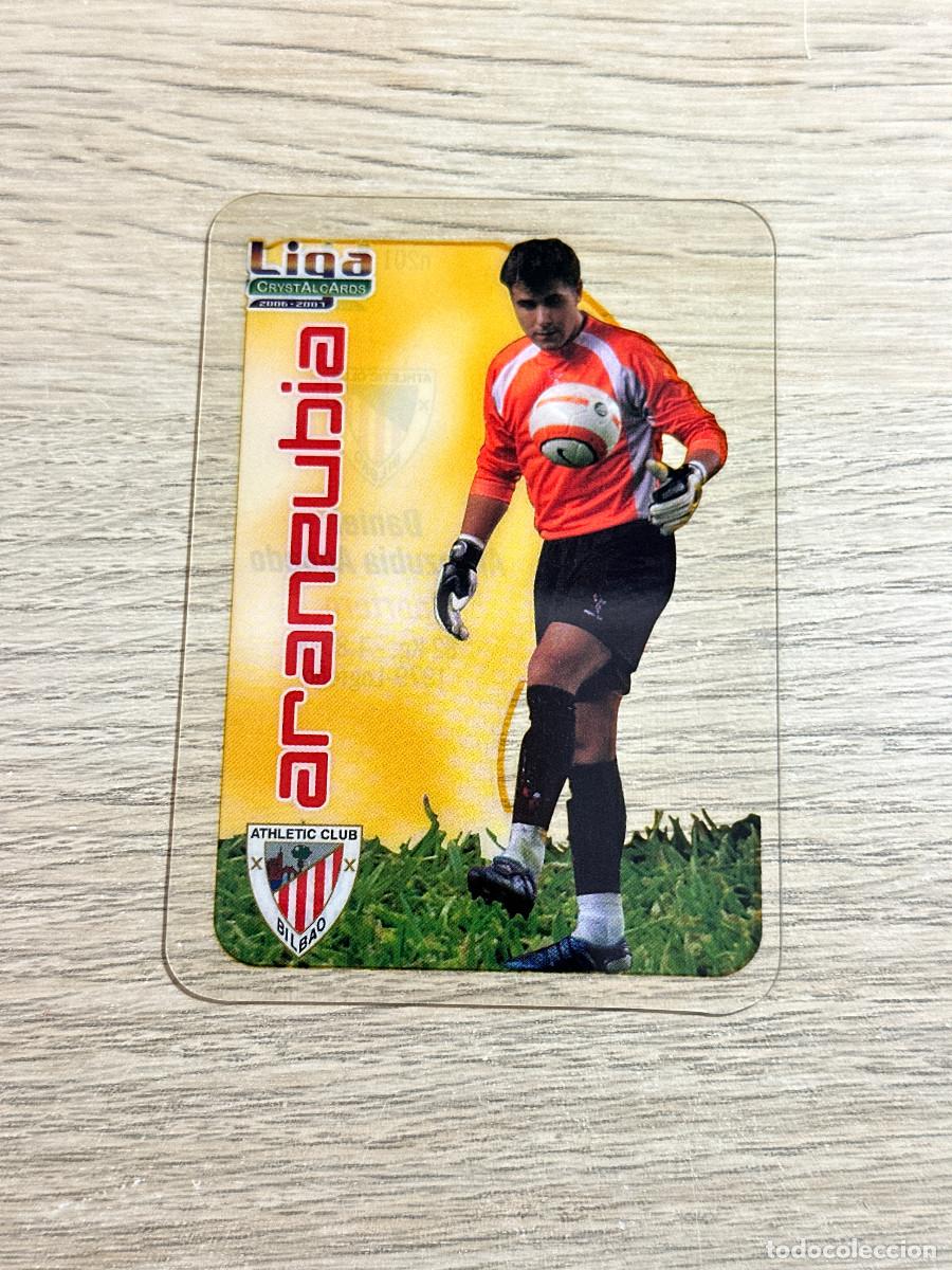 Figurine di Calcio: ARANZUBIA n&ordm; 201 ATHLETIC CLUB CRYSTALCARDS LIGA 2006 2007 MUNDICROMO 06 07