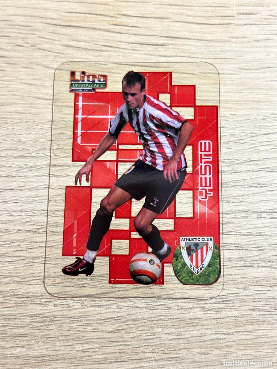 Figurine di Calcio: YESTE n&ordm; 212 ATHLETIC CLUB CRYSTALCARDS LIGA 2006 2007 MUNDICROMO 06 07