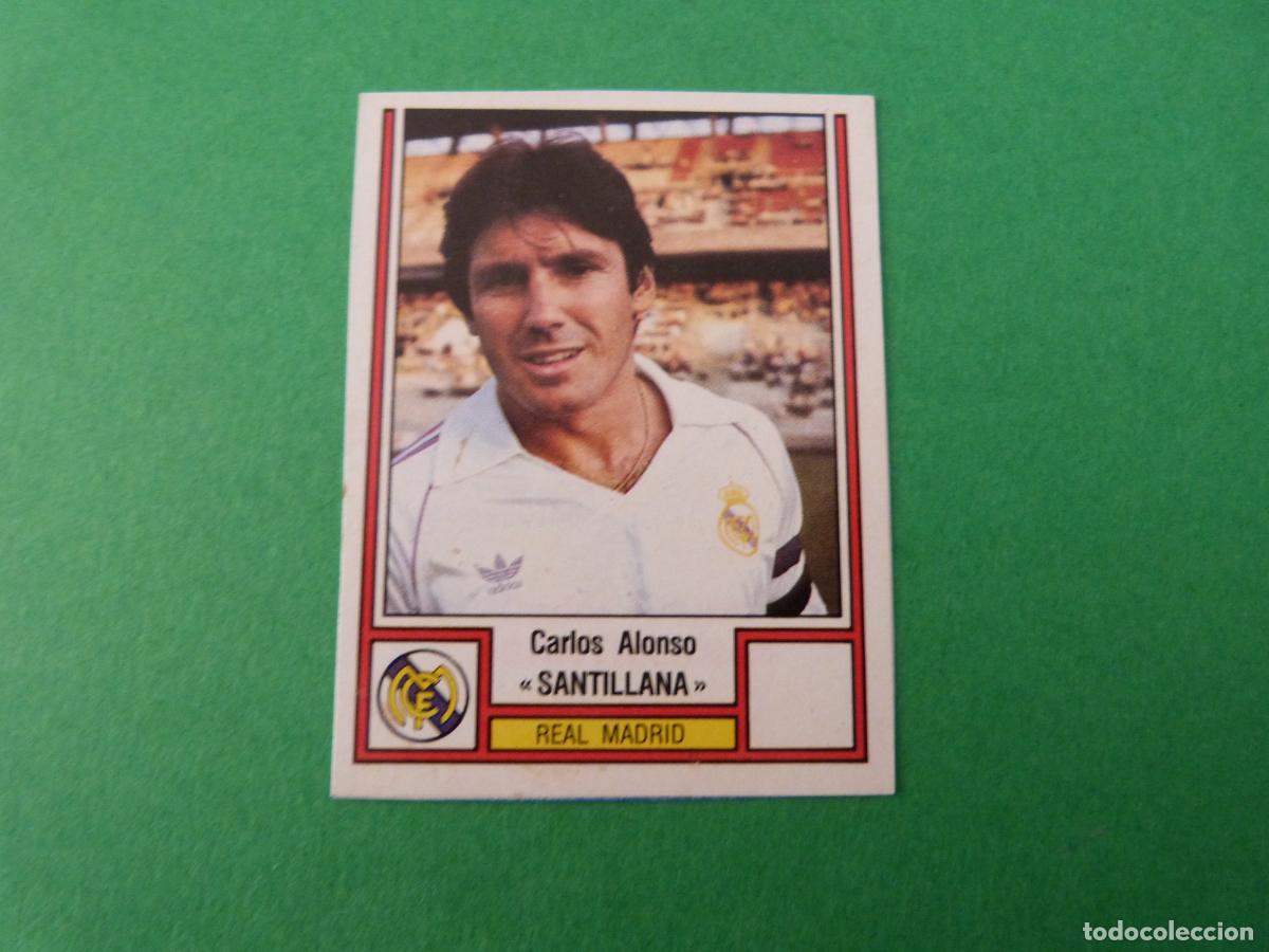 Fu&szlig;ball-Sticker: SANTILLANA REAL MADRID GORRIZ REAL SOCIEDAD RECORTADO N&ordm; 196-205 LIGA FUTBOL 83/1983 FIGURINE PANINI