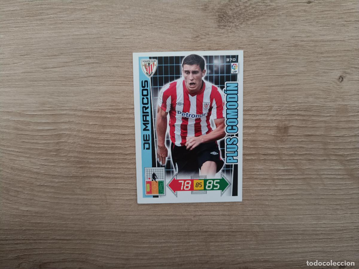 Cromos de f&uacute;tbol: CROMO DE F&Uacute;TBOL PANINI ADRENALYN DE MARCOS 370 PLUS COMODIN BILBAO 12 13 2012 2013