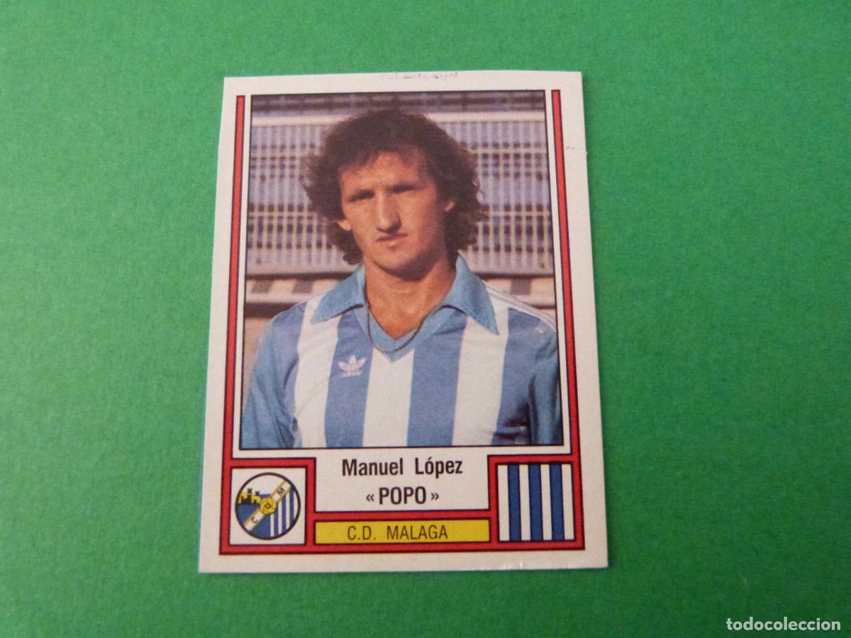 Cromos de F&uacute;tbol: POPO MALAGA VICTOR LAS PALMAS RECORTADO N&ordm; 152-141 LIGA FUTBOL 83/1983 FIGURINE PANINI