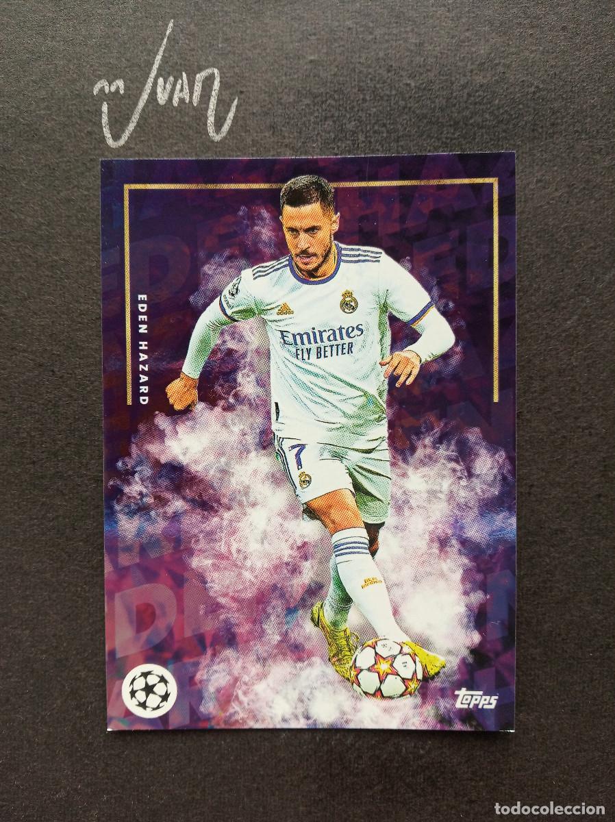 Cromos de F&uacute;tbol: HAZARD REAL MADRID BELGICA ⚽ TOPPS &reg; MOURINHO PLATINUM CURATED SET 2021 2022 21 22 NUEVO