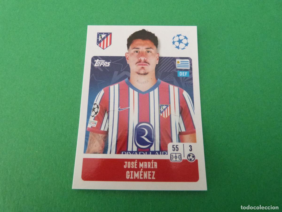 Fu&szlig;ball-Sticker: CROMO FUTBOL GIMENEZ ATLETICO DE MADRID SIN PEGAR N&ordm; 91 CHAMPIONS LEAGUE 2024-2025/24-25 TOPPS