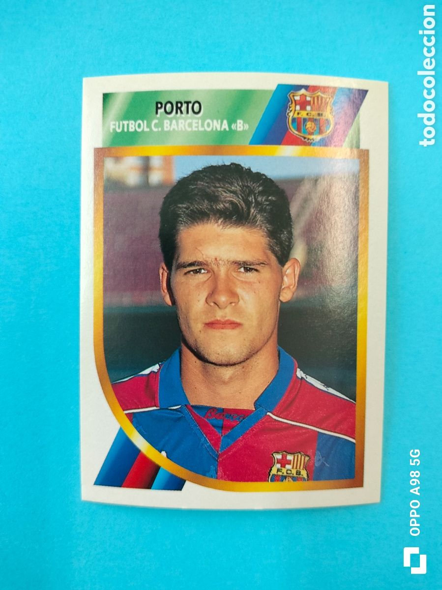 Fu&szlig;ball-Sticker: Cromo Porto Barcelona Segunda divisi&oacute;n Ediciones Este liga temporada 94 95 1994 1995
