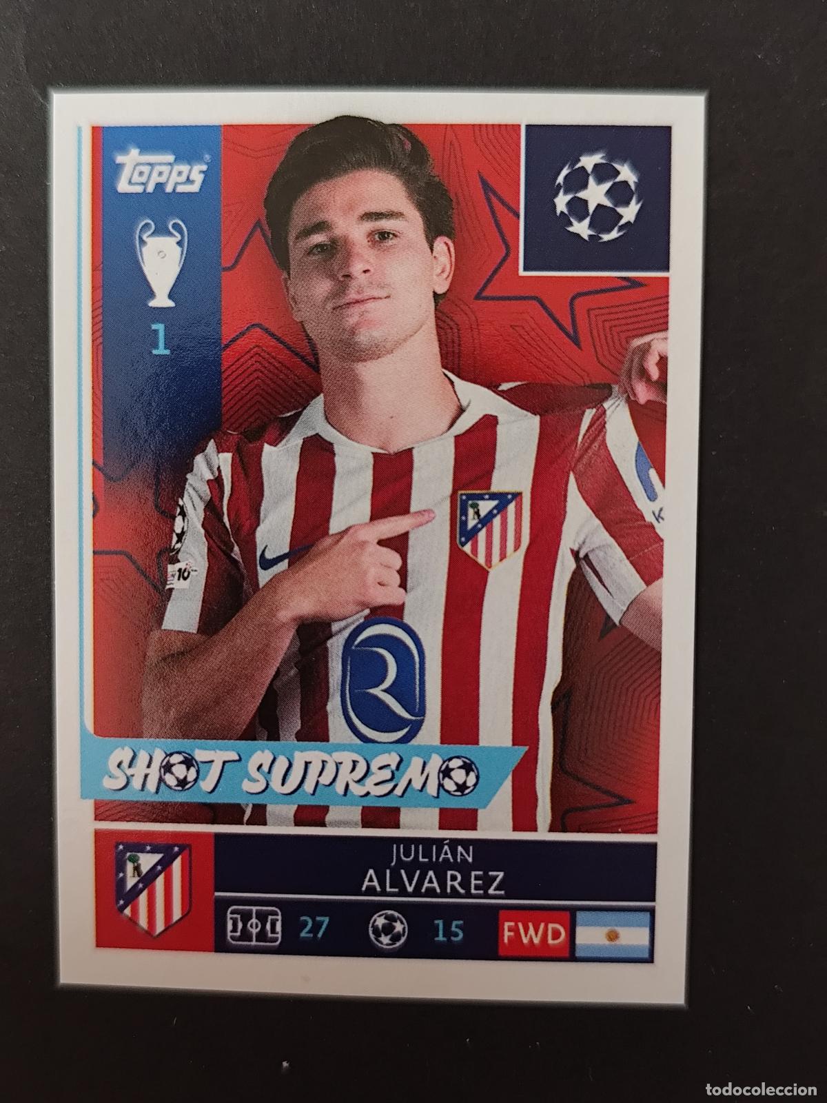 Cromos de Futebol: 124 JULIAN ALVAREZ ATL&Eacute;TICO DE MADRID STICKER CHAMPIONS LEAGUE 2025 2026 25 26 TOPPS