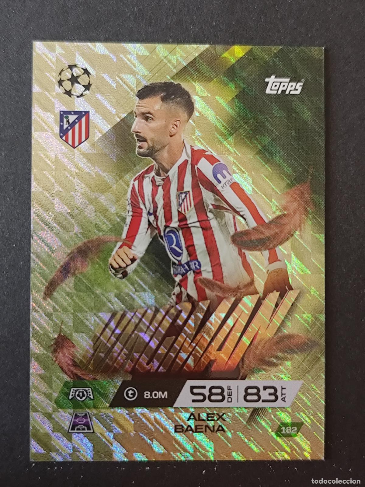Fu&szlig;ball-Sticker: 182 &Aacute;LEX BAENA ATL&Eacute;TICO MADRID WINGMAN MATCH ATTAX EXTRA 2025 2026 25 26 TOPPS